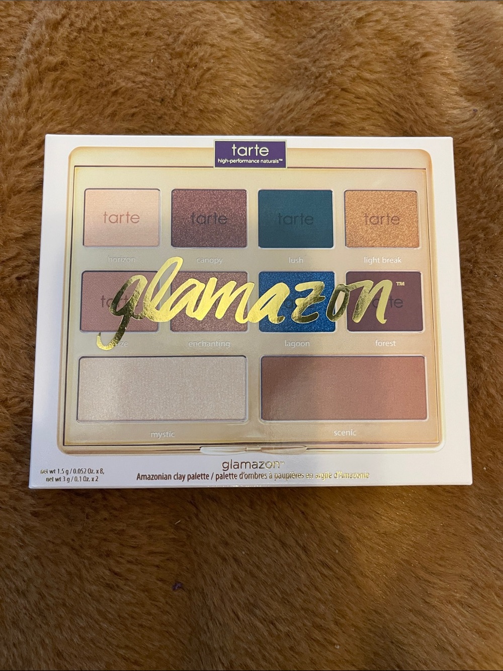 tarte Glamazon Eyeshadow Palette NIB Amazonian clay palette
